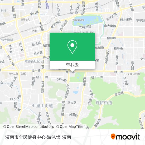 济南市全民健身中心-游泳馆地图