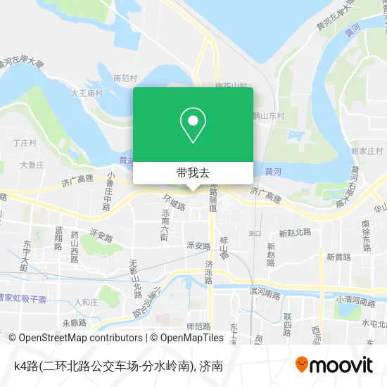 k4路(二环北路公交车场-分水岭南)地图