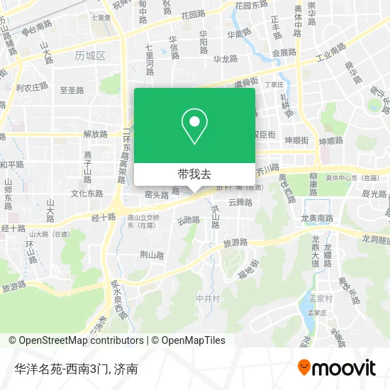 华洋名苑-西南3门地图