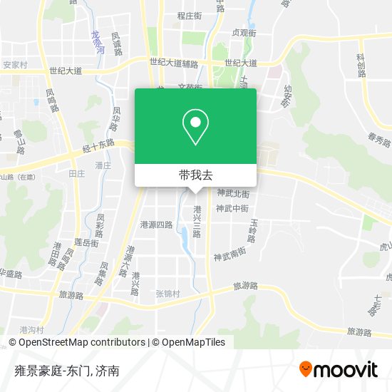 雍景豪庭-东门地图