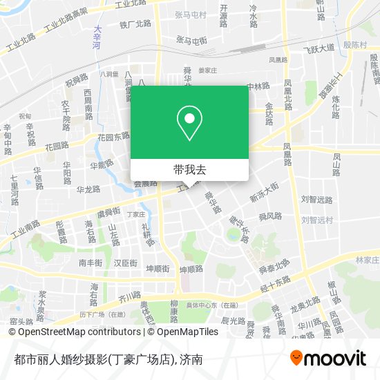 都市丽人婚纱摄影(丁豪广场店)地图