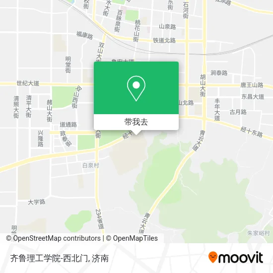 齐鲁理工学院-西北门地图