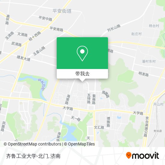 齐鲁工业大学-北门地图