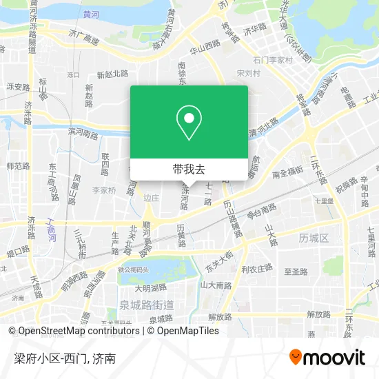梁府小区-西门地图