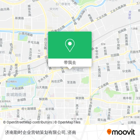 济南勤时企业营销策划有限公司地图