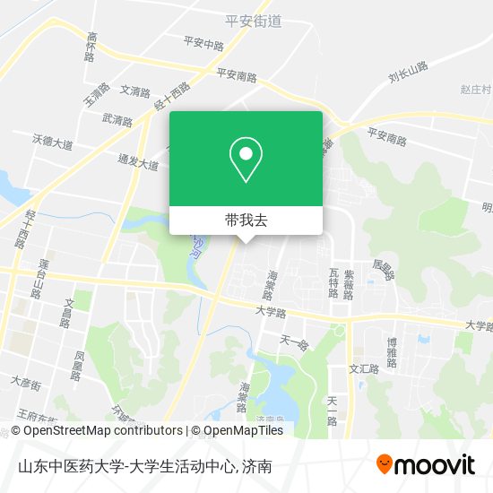 山东中医药大学-大学生活动中心地图