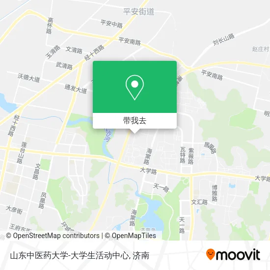 山东中医药大学-大学生活动中心地图