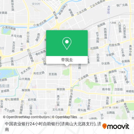 中国农业银行24小时自助银行(济南山大北路支行)地图
