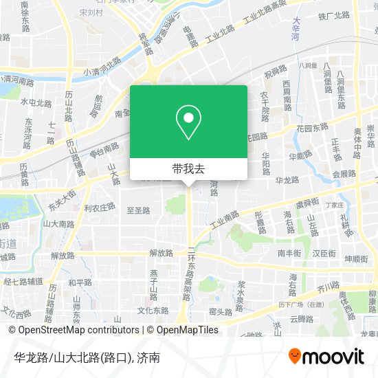 华龙路/山大北路(路口)地图
