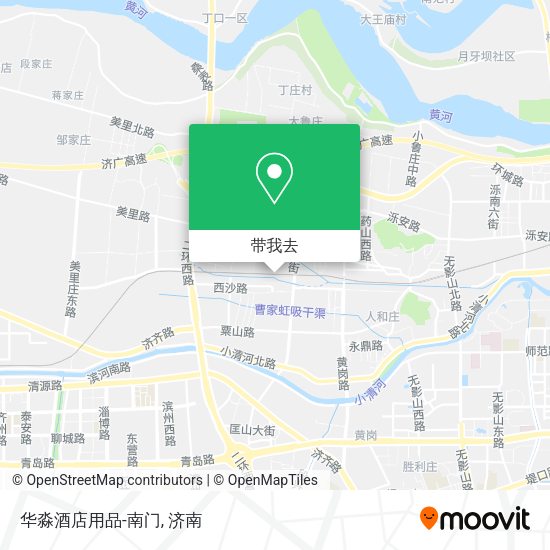 华淼酒店用品-南门地图