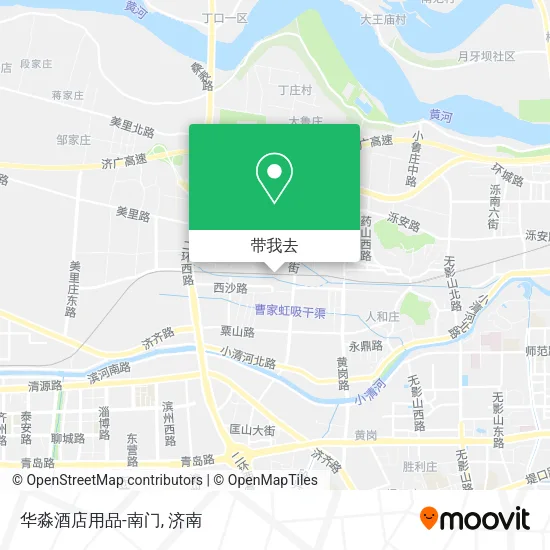华淼酒店用品-南门地图