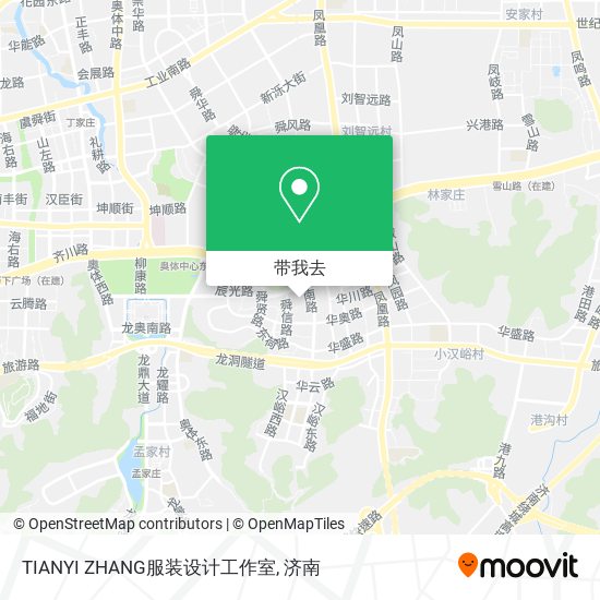 TIANYI ZHANG服装设计工作室地图