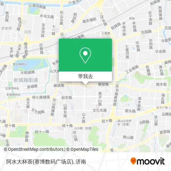 阿水大杯茶(赛博数码广场店)地图