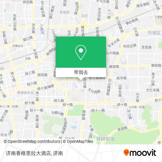 济南香格里拉大酒店地图