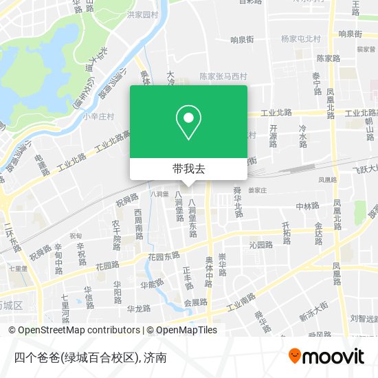 四个爸爸(绿城百合校区)地图