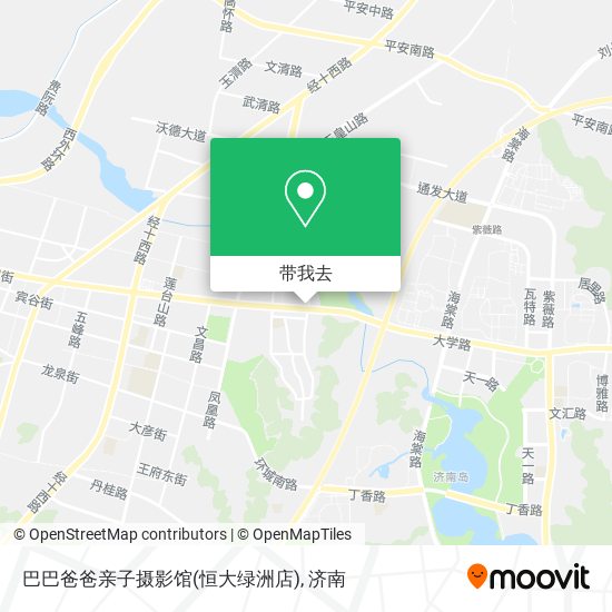 巴巴爸爸亲子摄影馆(恒大绿洲店)地图