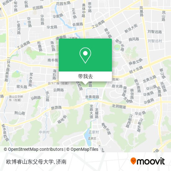 欧博睿山东父母大学地图