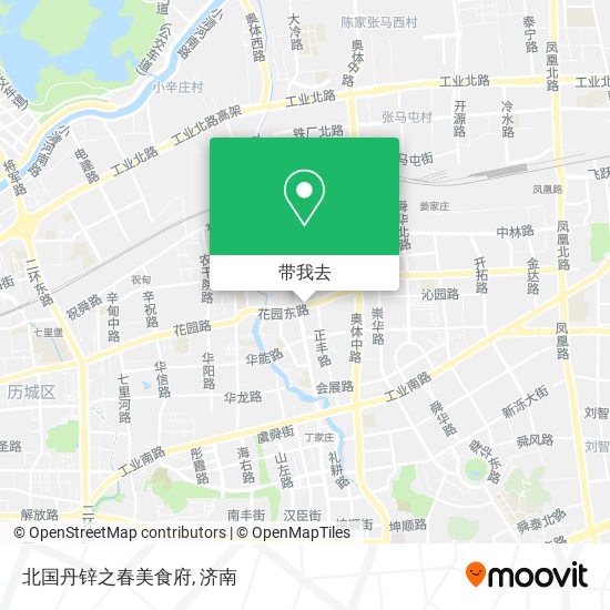 北国丹锌之春美食府地图