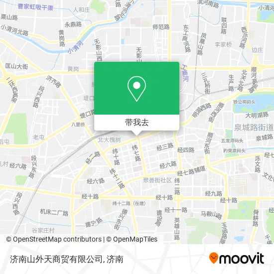 济南山外天商贸有限公司地图