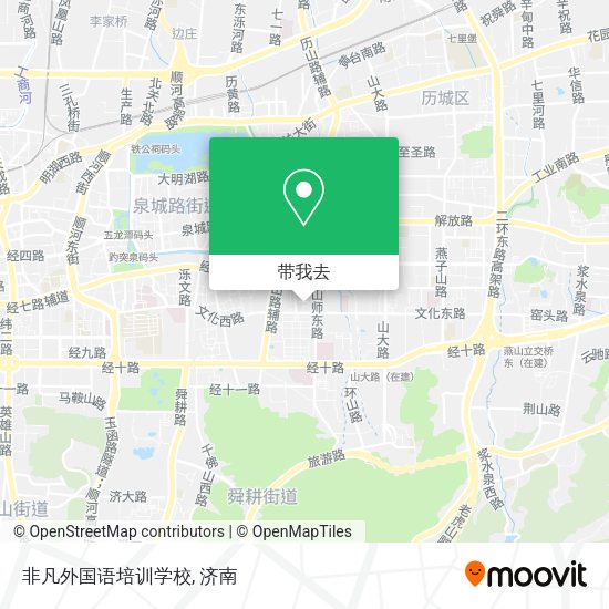 非凡外国语培训学校地图