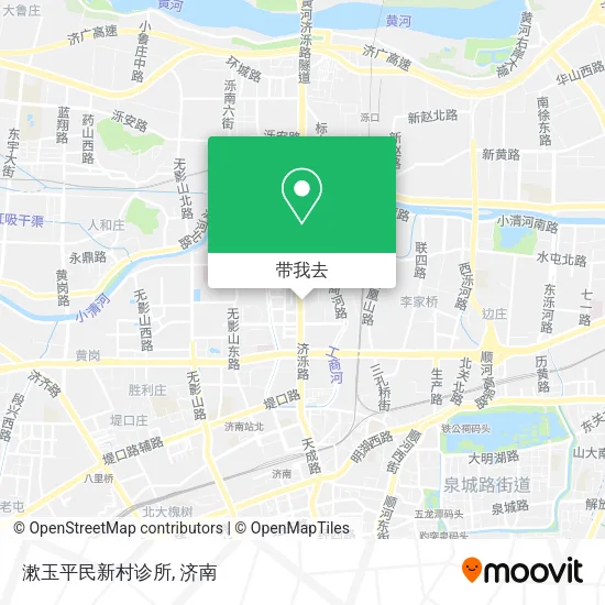 漱玉平民新村诊所地图