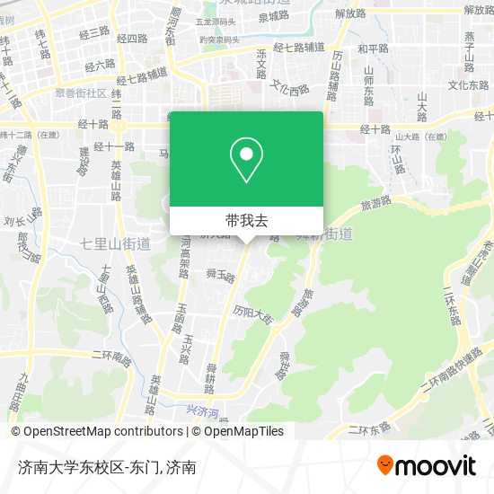 济南大学东校区-东门地图