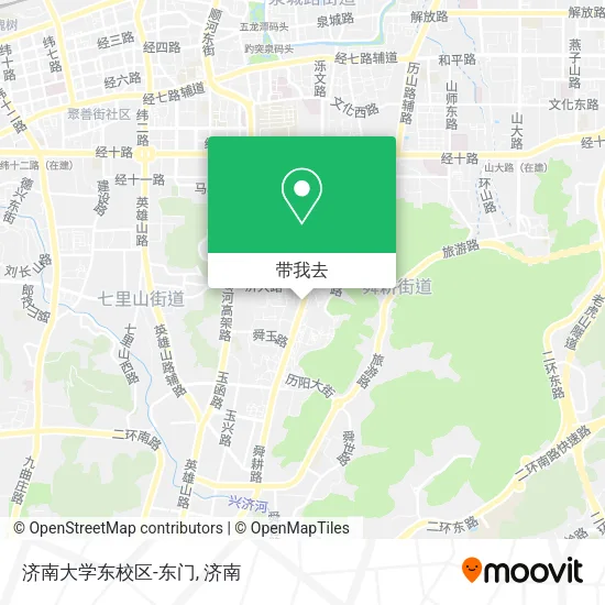 济南大学东校区-东门地图