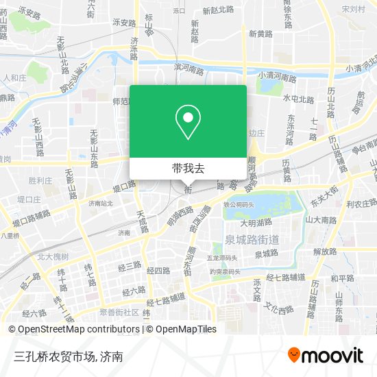 三孔桥农贸市场地图