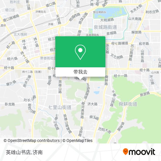 英雄山书店地图