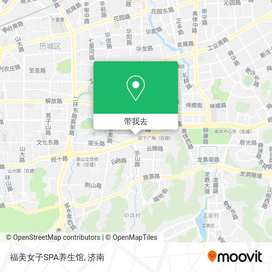 福美女子SPA养生馆地图