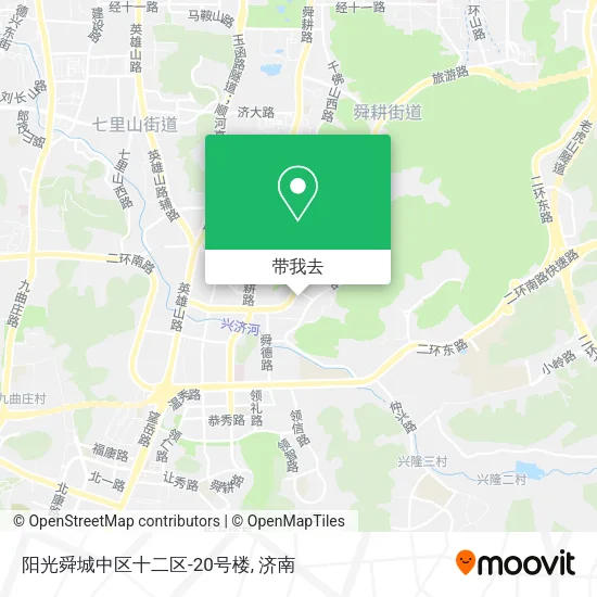 阳光舜城中区十二区-20号楼地图