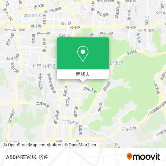 A&B内衣家居地图