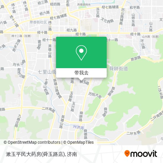 漱玉平民大药房(舜玉路店)地图