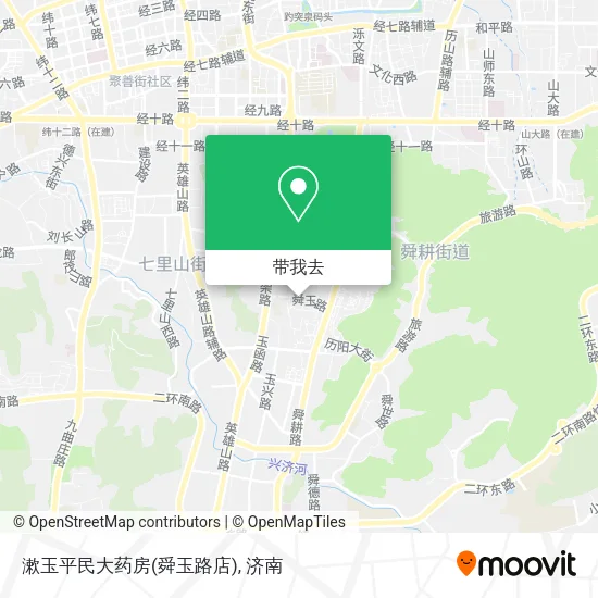 漱玉平民大药房(舜玉路店)地图