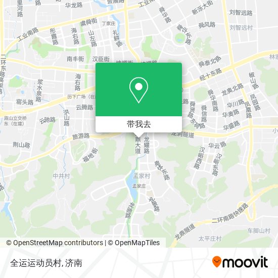 全运运动员村地图