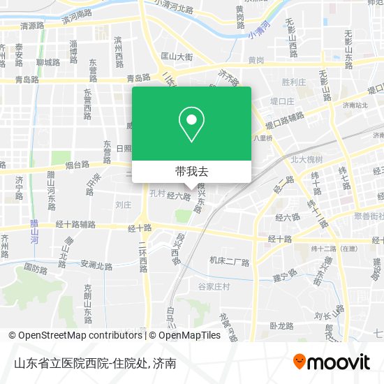 山东省立医院西院-住院处地图