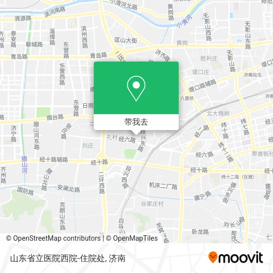 山东省立医院西院-住院处地图