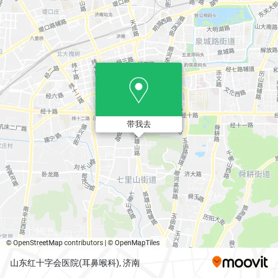 山东红十字会医院(耳鼻喉科)地图
