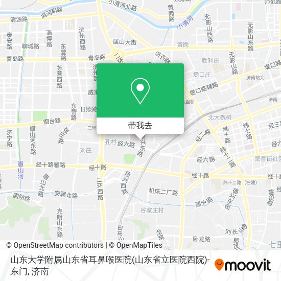 山东大学附属山东省耳鼻喉医院(山东省立医院西院)-东门地图