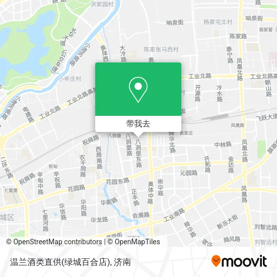 温兰酒类直供(绿城百合店)地图