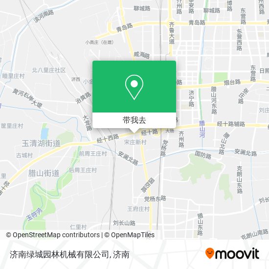 济南绿城园林机械有限公司地图
