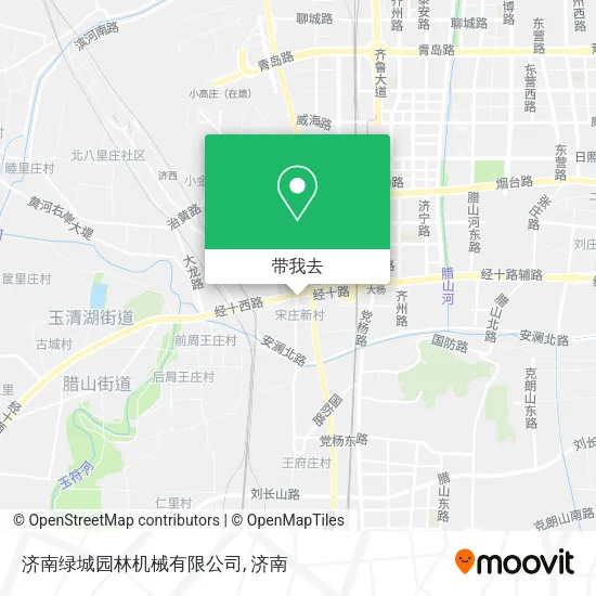 济南绿城园林机械有限公司地图