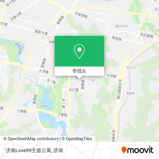 济南Love99主题公寓地图