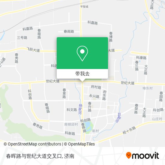 春晖路与世纪大道交叉口地图