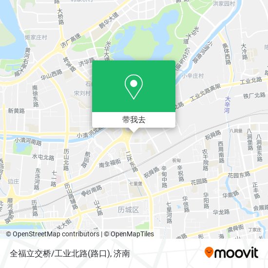 全福立交桥/工业北路(路口)地图