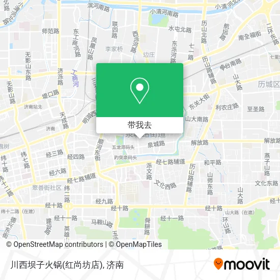 川西坝子火锅(红尚坊店)地图