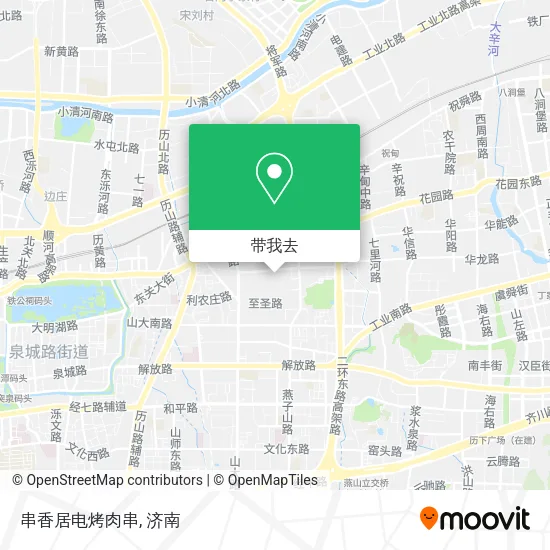串香居电烤肉串地图