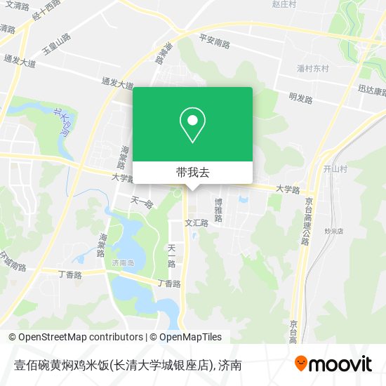 壹佰碗黄焖鸡米饭(长清大学城银座店)地图