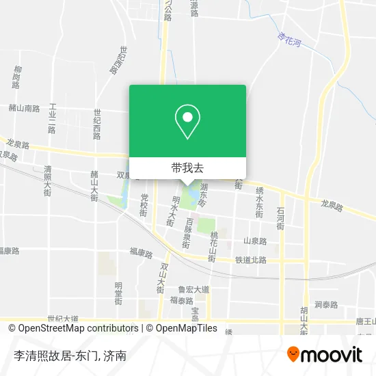 李清照故居-东门地图
