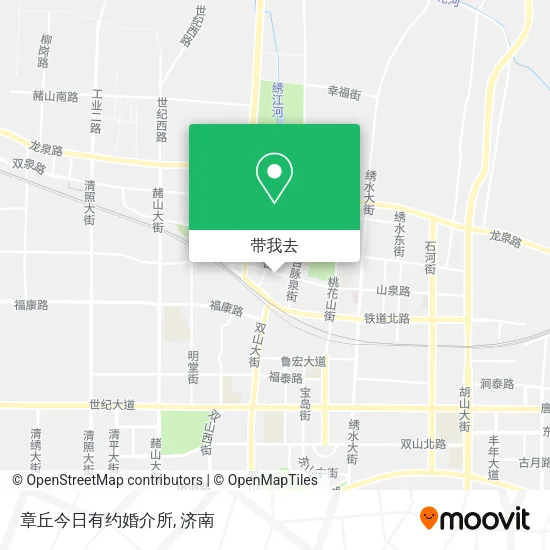 章丘今日有约婚介所地图